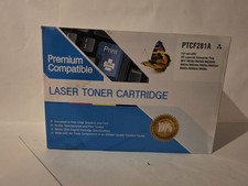 PTCF281A Black Compatible Toner Cartridge for HP 81A / CF281A - NEW OPEN BOX picture