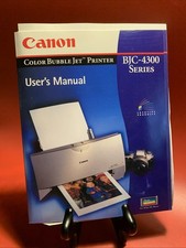 Vintage Canon BJC 4300 Color Bubble Jet Printer User’s Manual picture