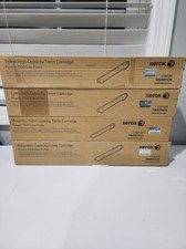 Xerox Phaser 7500 High Capacity Toner Cartridge Set Yellow Magenta Cyan, Black picture