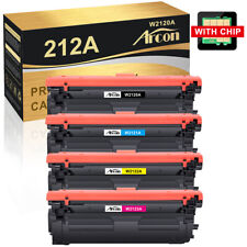 4PK W2120A Toner Compatible With HP 212A Color LaserJet M554dn M555x WITH CHIP picture