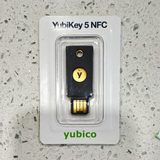 Yubico YubiKey 5 NFC Security Key USB-A Black MPN YUBIKEY5NFC picture