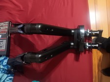 Clamp On Dual Monitor Stand Full Adjustable Monitor Desk Mount  picture