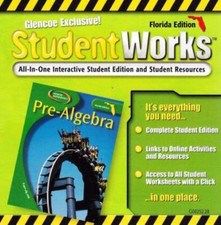 Glencoe Pre Algebra Student Works PC MAC CD learn math numbers home school kids picture