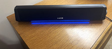 BLUEDEE SK010 Wired Computer Soundbar USB 3.5mm Illuminated Black picture