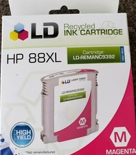 HP88XL LD RECYCLED INK CARTRIDGE LD-REMANC9392 MAGENTA, NIB picture