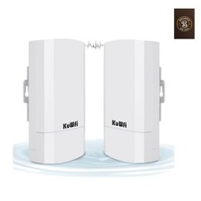 2-Pack 300Mbps Wireless Bridge, Outdoor CPE WiFi Kit Point to Point Wireless ... picture