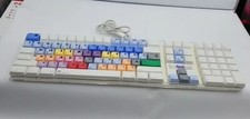 Apple A1048 Digidesign USB Wired Avid Logic Keyboard Final Cut Pro Colored Keys picture