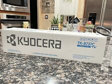 Genuine KYOCERA TK-8737c TK-8737 C Toner Kit (CYAN) From Kyocera Direct. New. picture