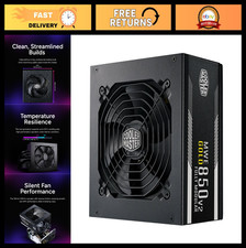 850W Fully Modular Power Supply, 80 PLUS Gold, Low Noise, Semi-Fanless, Cybeneti picture