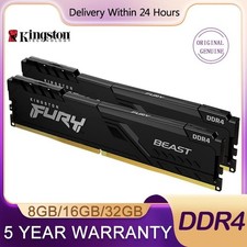 Kingston Fury Beast DDR4 8GB 16GB 32GB 3200MHz 3600MHz 288Pin DIMM Desktop RAM picture