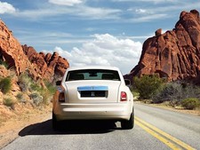 Cars rolls royce white phantom tires classic Desk Mat Stitched picture