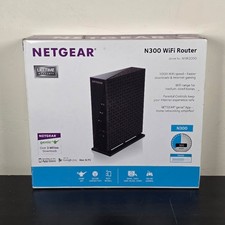 NETGEAR N300 WNR2000v5 Wireless WiFi Router 300 Mbps 2.4GHz w/ Box & Cables picture