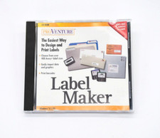 Vintage ProVenture Label Maker Software Windows 3.1 / 95 CD-ROM - 1999 picture
