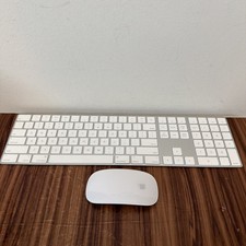 Apple Magic Keyboard A1843 & Magic Mouse A1296 White Tested picture