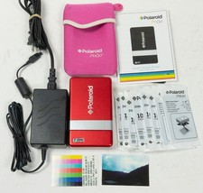 Polaroid POGO Mobile 3x2 Printer, AC Adapter, Case, 8 Packs Paper CLEAN + TESTED picture