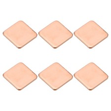 6 Pcs Heatsink Copper Pad Shim IC Chipset GPU Thermal Heatsink (15x15x1.5mm) picture