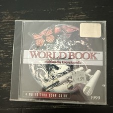 New Sealed World Book Multimedia Encyclopedia 1999 4MB Edition User Guide picture