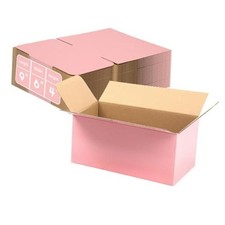 Small Business Cardboard Boxes - Medium Mailing - 9x6x4 in Pink picture