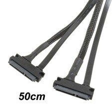 SATA 22 Pin Female to Female 2.5Inch Hard Disk Drive SSD Adapter Connector Cable picture