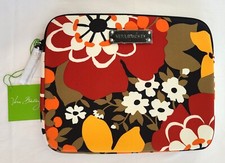 Vera Bradley Bittersweet Neoprene Tablet eReader Sleeve 10x8 Padded Zipper N25 picture