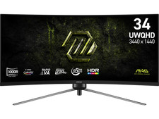 MSI 34 inch Ultrawide QHD 2K 1440P 200Hz Adaptive Sync 0.5ms HDR Ready Curved picture
