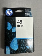 HP 45 Black Ink Cartridge 51645A New W/box Exp May 2018 picture