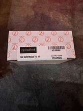 OEM Genuine Quadient Fluorescent Red ink IX3-5-7 Series Standard Ink Cartridge picture