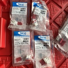ICC IC1078L6WH CAT6 RJ45 Keystone Jack Wall Plate Ethernet Cable Connector 5 Pc picture