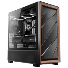 Antec FLUX Mid-Tower E-ATX PC Case with Wood Frame and Mesh Panels picture