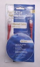 2-Pack Belkin Fast CAT5e 7' Premium Snagless Patch Network Cable - Red picture