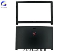 New For MSI GV62 7RC MS-16JD 7RD MS-16J9 LCD Back Cover + LCD Front Bezel Cover picture