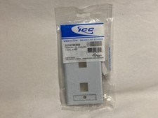 ICC Classic Stainless Steel Faceplate w/ 2 Ports for EZ/HD Style in Single Gang picture