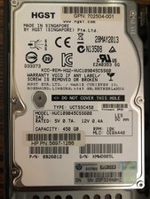 HP SAS 697388 10K 450GB HGST P/N 5697-1286 Model HUC109045CSS600 picture