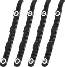 4 PCS Chassis Hard Drive Mounting Plastic Rails, Durable Anti-Scratch HDD Mount picture