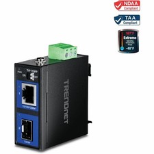 TRENDnet Hardened Industrial 100/1000 Base-T To SFP Media Converter picture