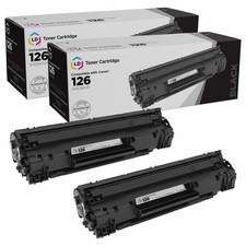 LD 2PK Replacement Canon 126 CRG126 Black Toner ImageClass LBP6200d LBP6230dw picture