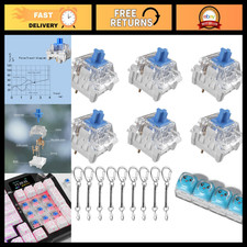 200pcs Clickers for 3D Prints - Blue Clicky Keyboard Switches, Mechanical Feel picture