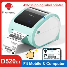 4x6 Shipping Label Printer Bluetooth wireless inkless Thermal machine USPS lot picture