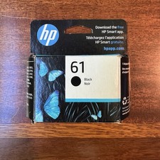HP 61 Black Original Ink Cartridge 170 pages Exp: July 2025 *NEW IN DAMAGED BOX* picture