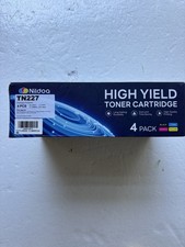 Nildoa High Yield Cartridge TN227 , Black, Cyan, Magenta & Yellow, 4 Pack picture