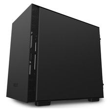 NZXT H210 Matte Black Computer Case Mid Tower Mini ITX USB 3.1 CA-H210B-B1 picture