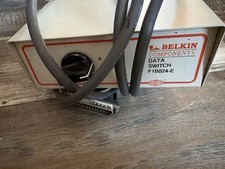 Vintage Belkin Components Data Switch F1B024-E A/B Parallel Serial Printer picture