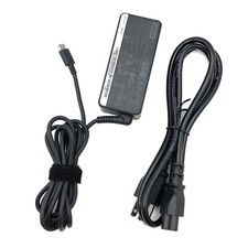 Genuine OEM USB-C 45W Charger for Lenovo 100e 300e Chromebook Gen 2 Laptop w/PC picture