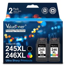 Valuetoner 245XL Ink Cartridge Replacement for Canon 245XL 246XL Combo Pack |... picture