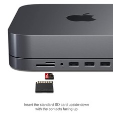 SPACE GRAY - SATECHI USB C HUB, TYPE-C ALUMINUM STAND & HUB, USB-C DATA PORT, picture
