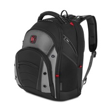 Synergy 16 Inch Black Grey Laptop Backpack With Triple Protect Compartment picture