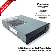 Dell 400GB/800GB Compressed LTO-3 SAS HH V2 Tape Drive 0HKP50 HKP50 46X5668 picture
