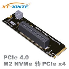 M2 key-M To PCI-e 4.0 X4 X1 Slot Riser Card for M.2 NVMe M Key 2260 2280 SSD picture