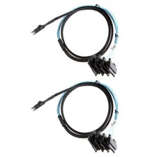2PCS New 0.5M HDD Connectors SATA Power Cable With good impact resistance picture
