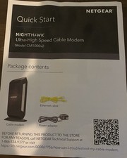NETGEAR - Nighthawk DOCSIS 3.1 Cable Modem - Black picture